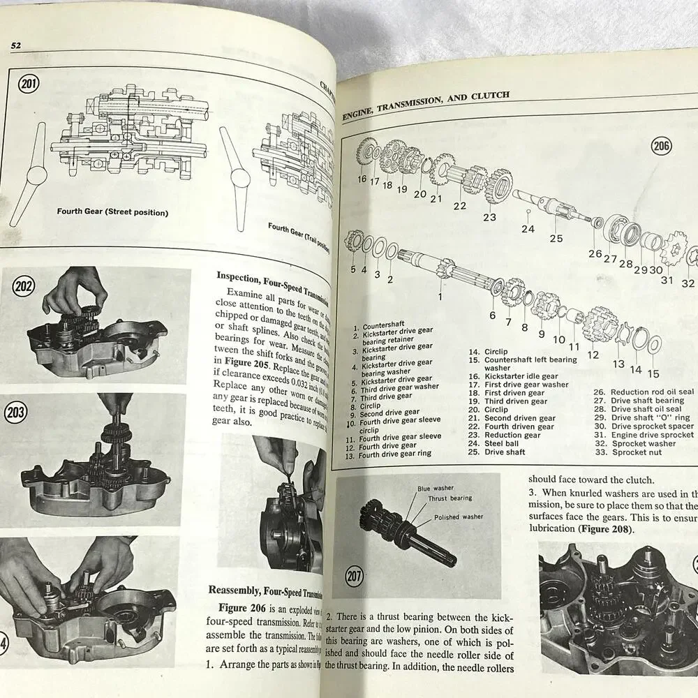 Clymer Suzuki 50-400cc Singles 1964-1972 Service Repair Handbook Manual Book